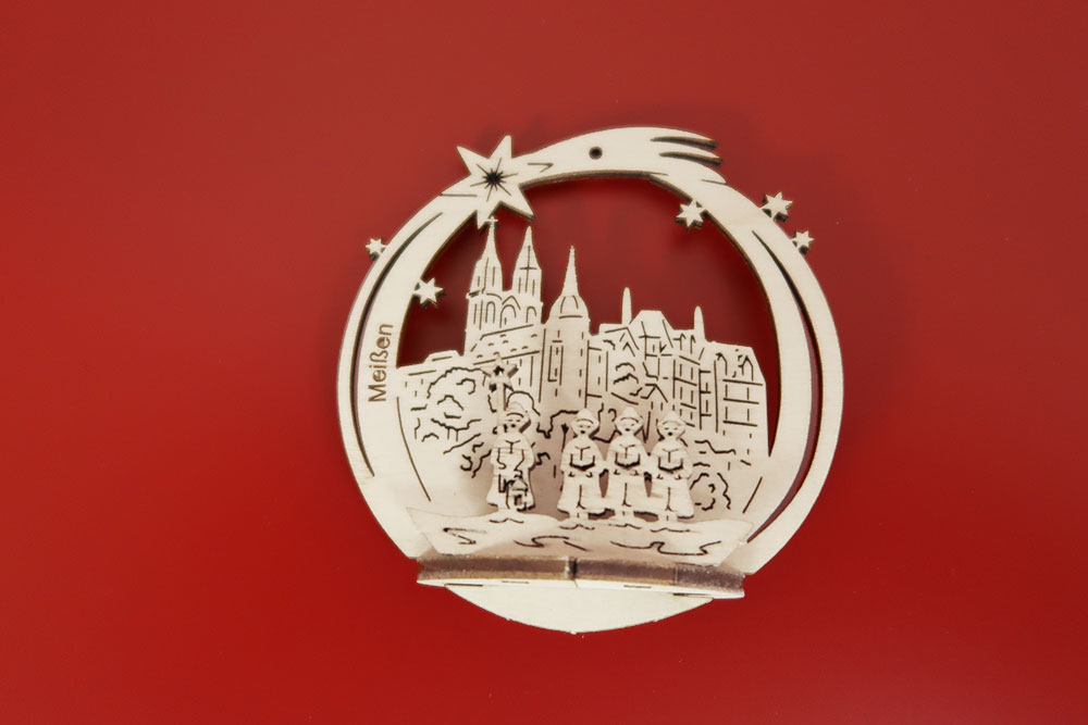 Baumschmuck Sternenschweif<br />Meißen Albrechtsburg