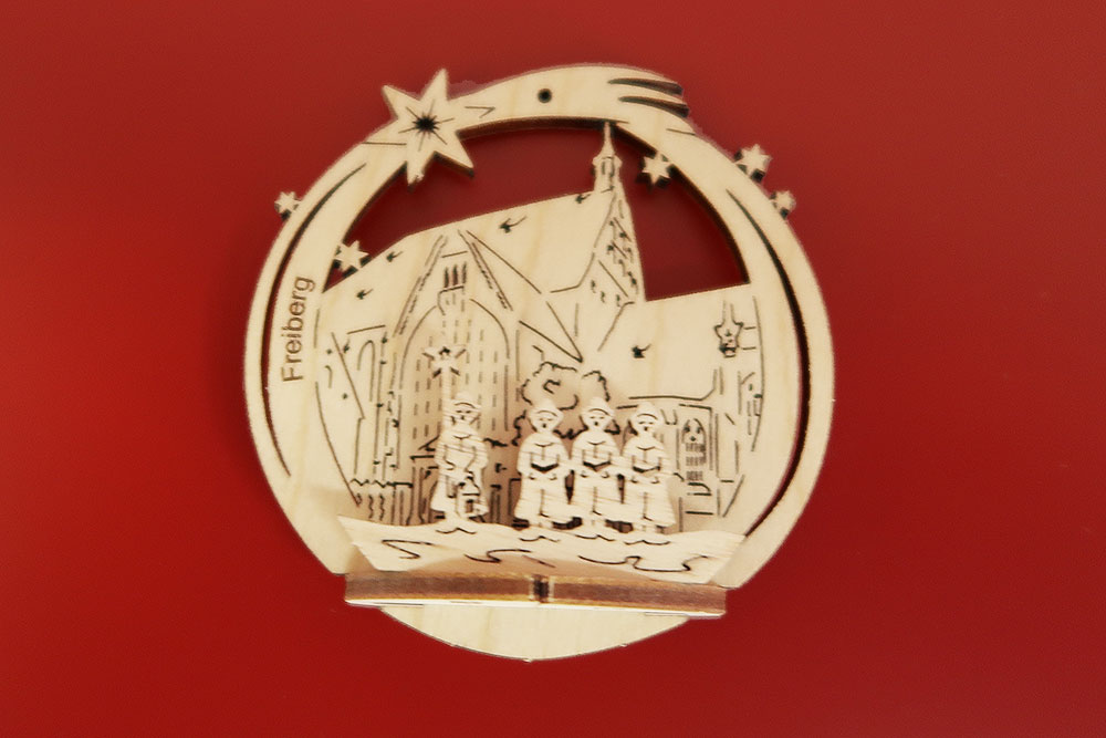 Baumschmuck Sternenschweif<br />Freiberg Dom