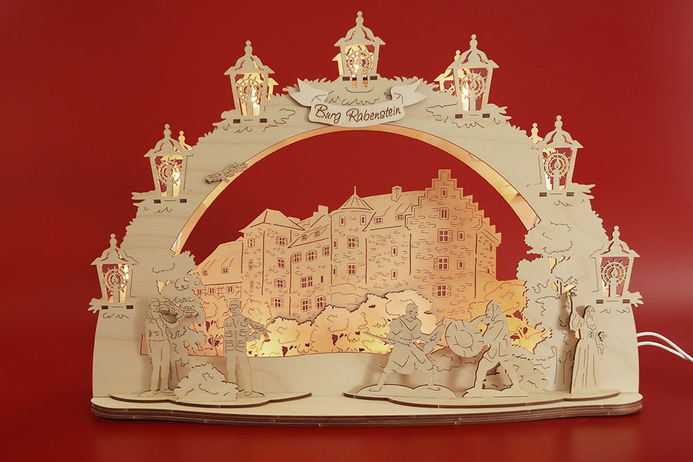 Schwibbogen Burg Rabenstein