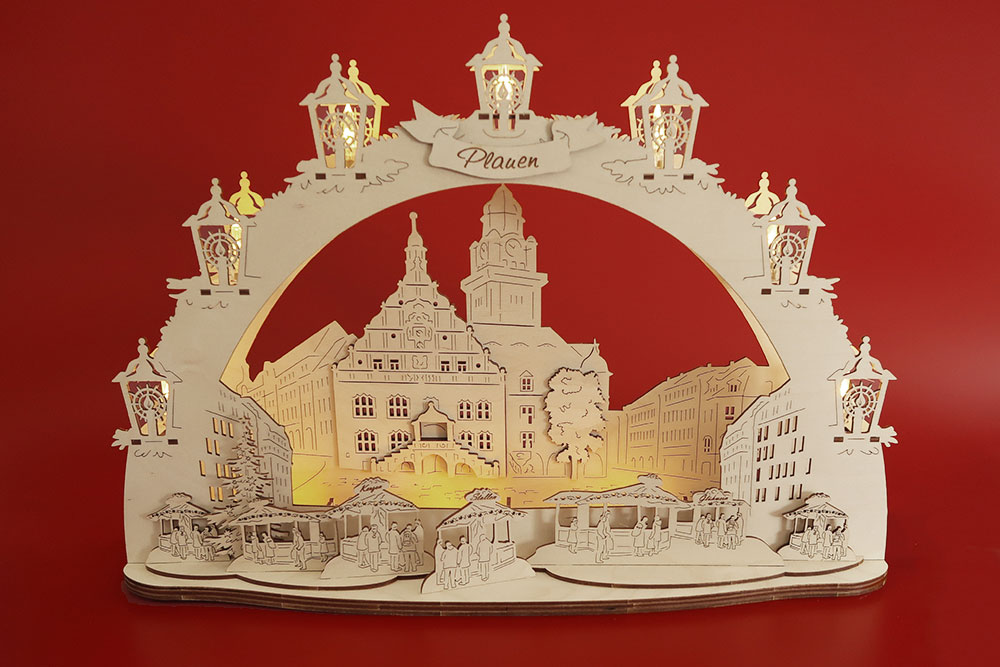 Schwibbogen Plauen Rathaus