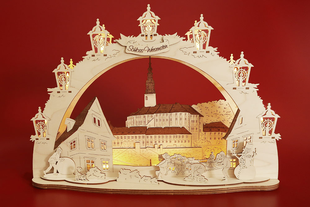 Schwibbogen Schloss Weesenstein