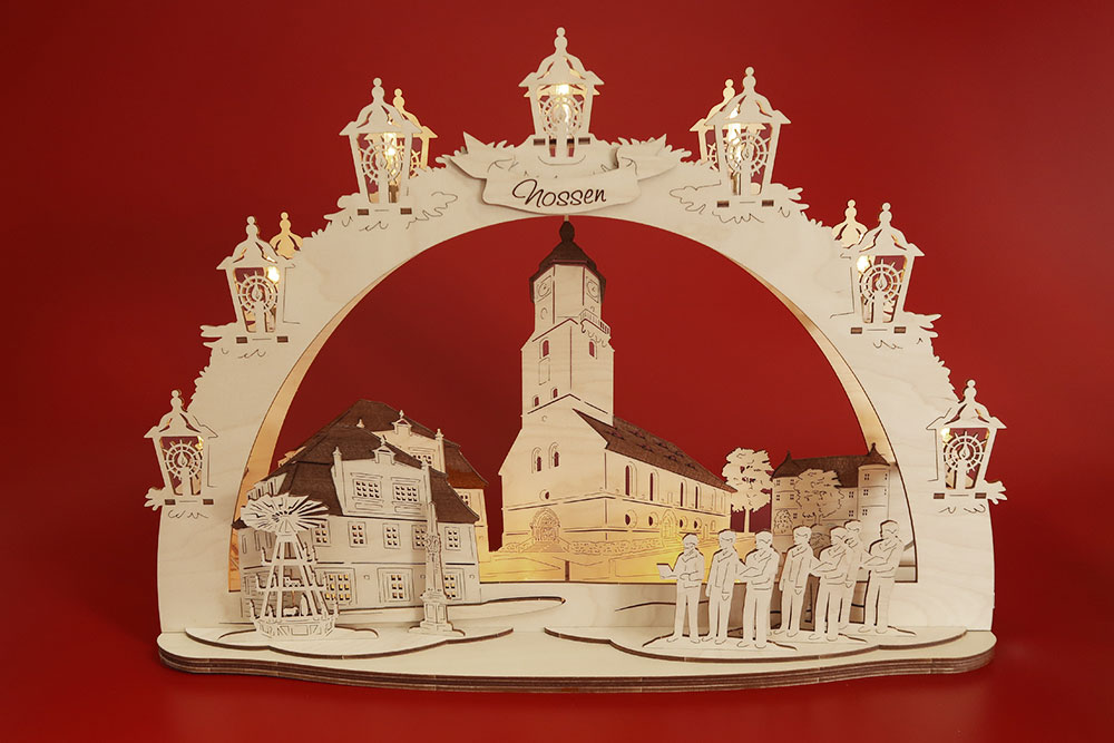 Schwibbogen Nossen Kirche