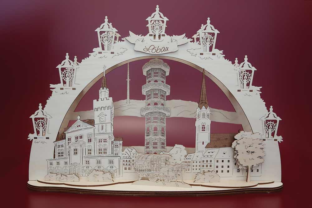 Schwibbogen Löbau Gusseisener Turm