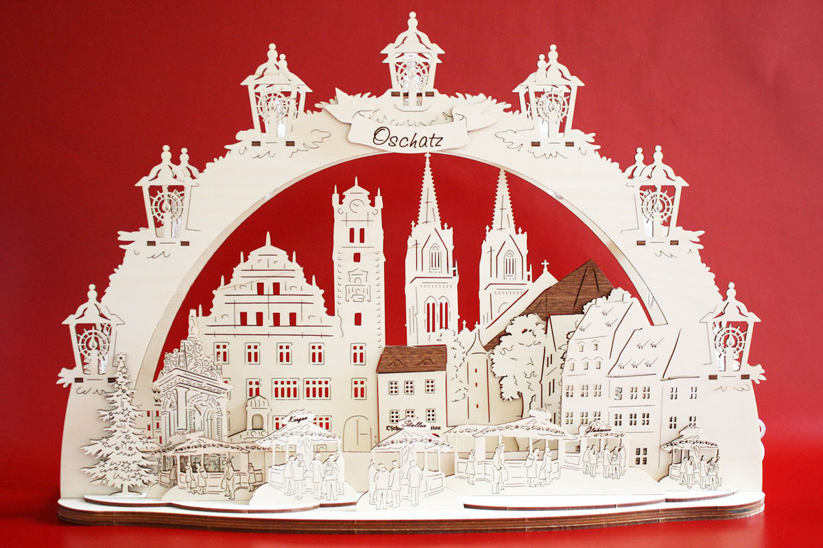 Schwibbogen<br />Oschatz Rathaus