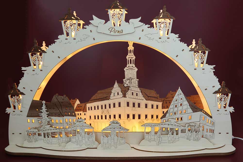 Schwibbogen Pirna Rathaus