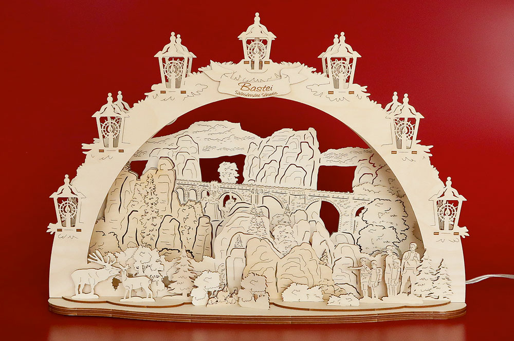 Schwibbogen Basteibrücke