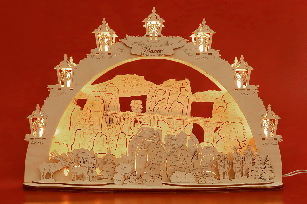 Schwibbogen Basteibrücke