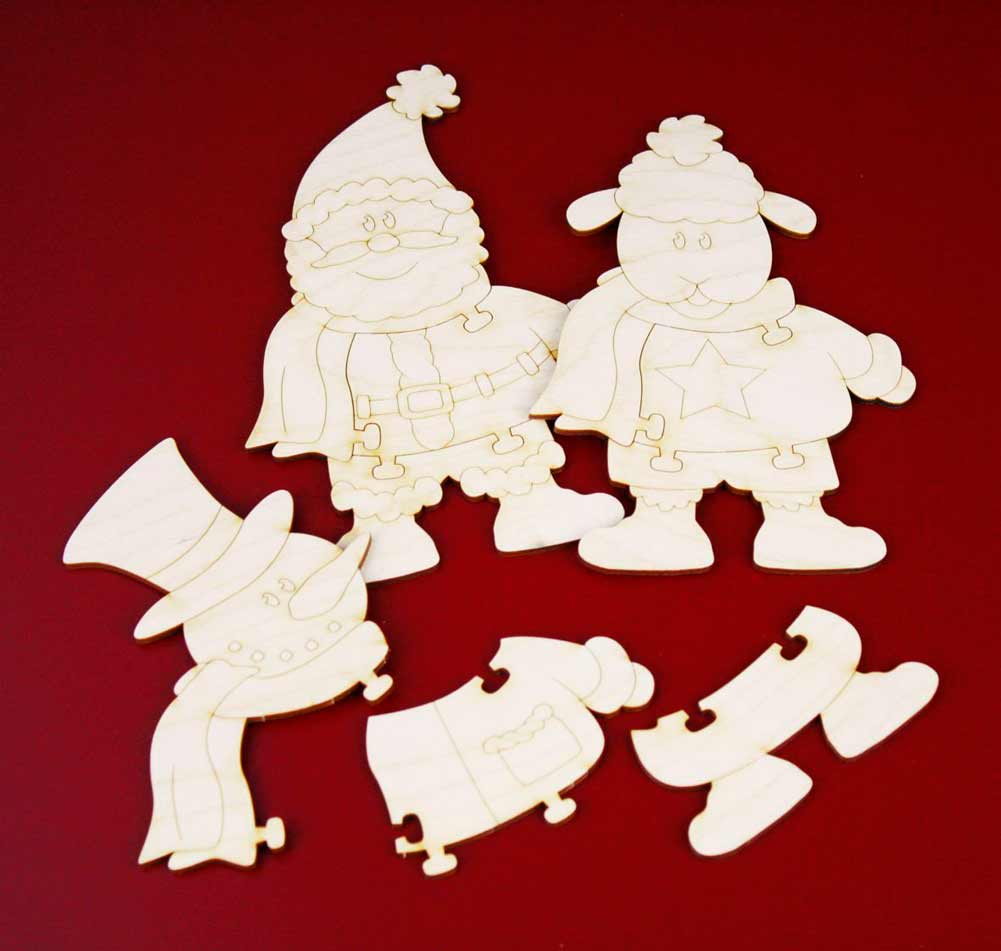 Bastelsatz Puzzle-Figuren