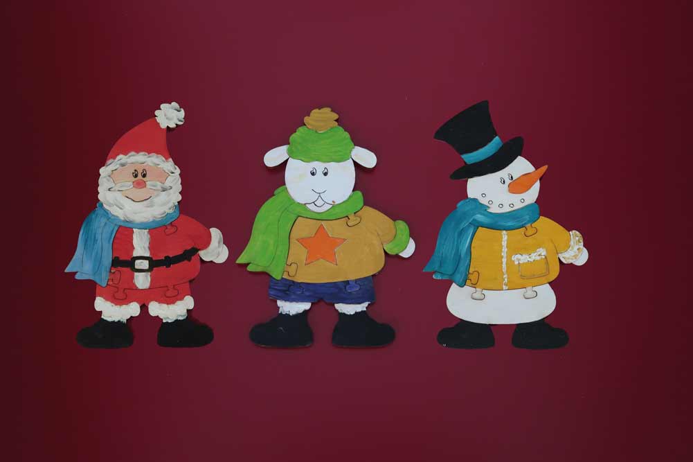 Bastelsatz Puzzle-Figuren