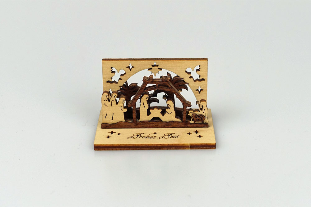 Bastelsatz Mini-Krippe Biblische Szene