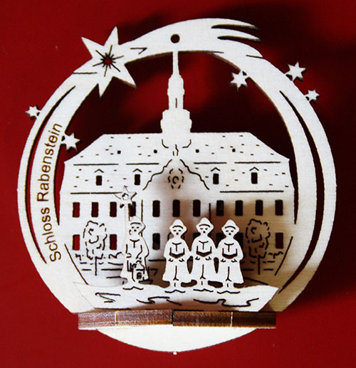 Baumschmuck Sternschweif Chemnitz Schloss Rabenstein