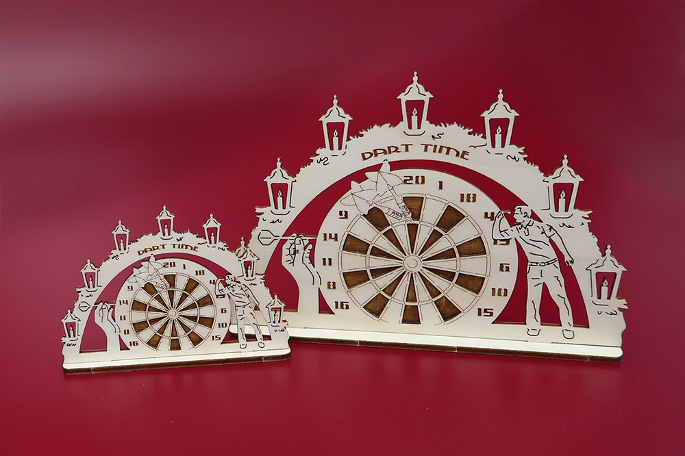 Mini-Schwibbogen Dart