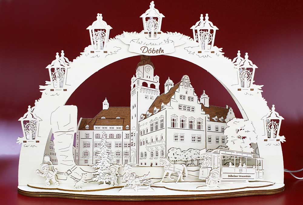 Schwibbogen Döbeln Rathaus