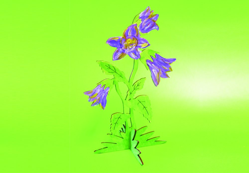 Bastelsatz Frühlingsblüher Glockenblumen