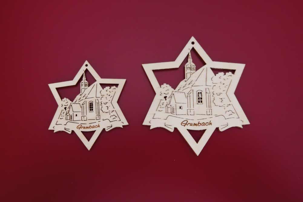 Baumschmuck Grumbach Kirche