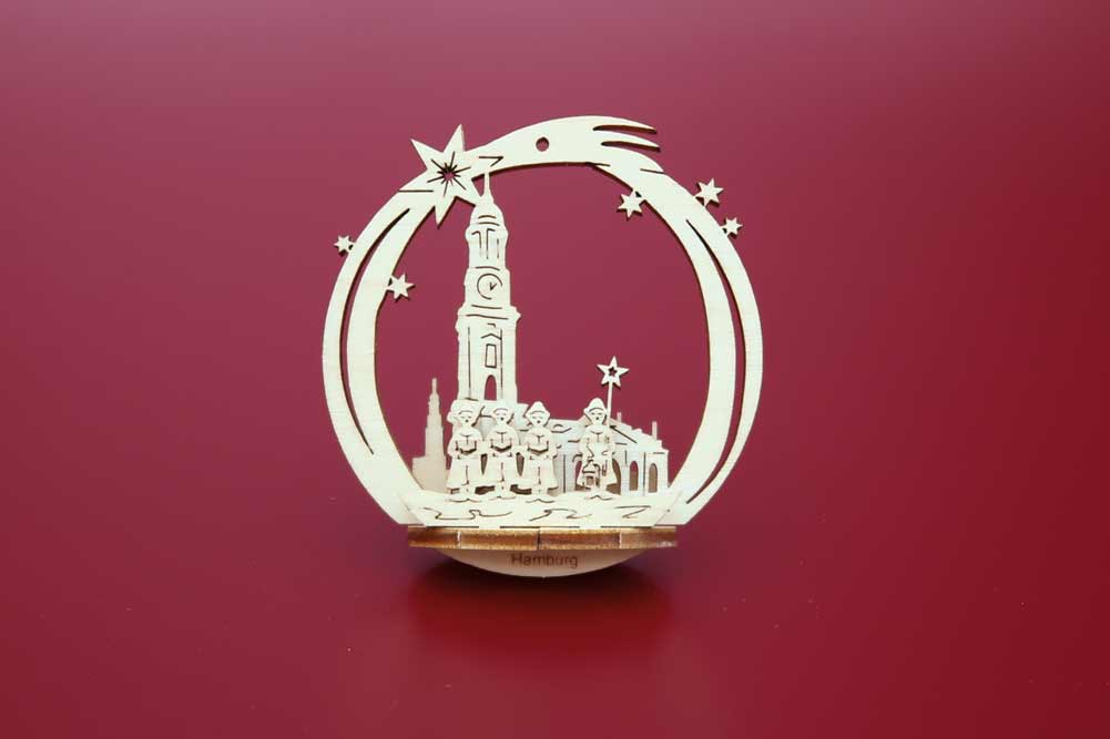 Baumschmuck Sternenschweif Hamburg St. Michaelis Kirche