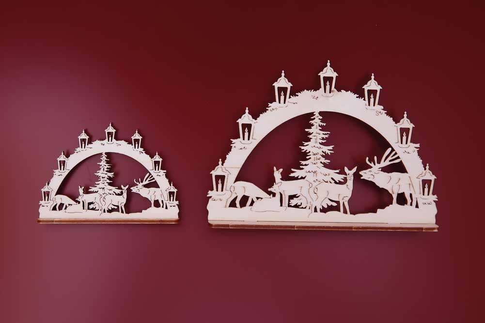 Minischwibbogen Rehe und Hirsch