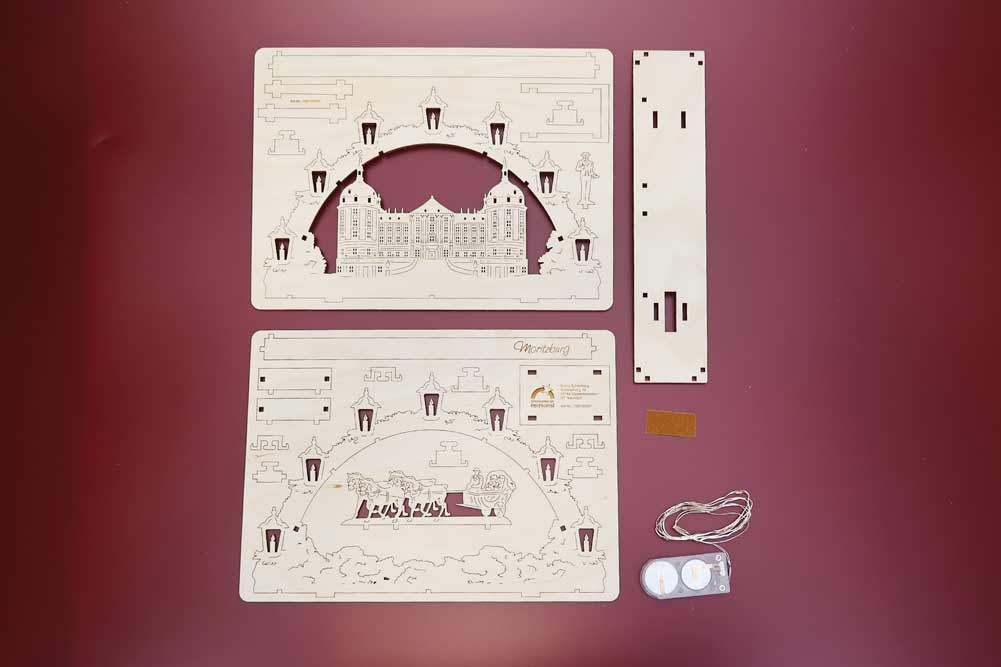 Bausatz Midischwibbogen Moritzburg Schloss