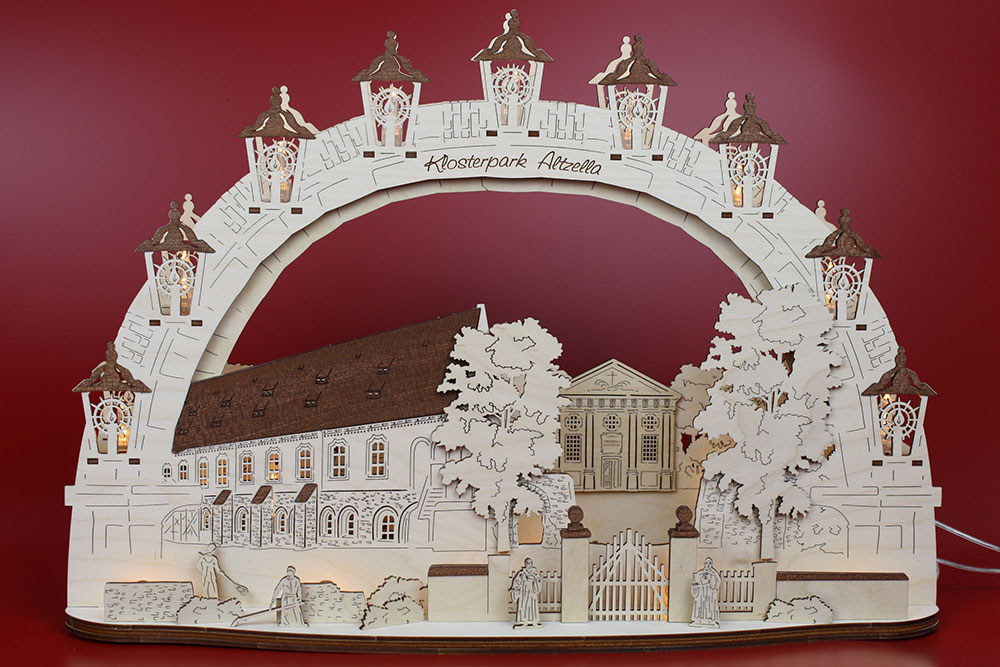 Schwibbogen Nossen Klosterpark Altzella