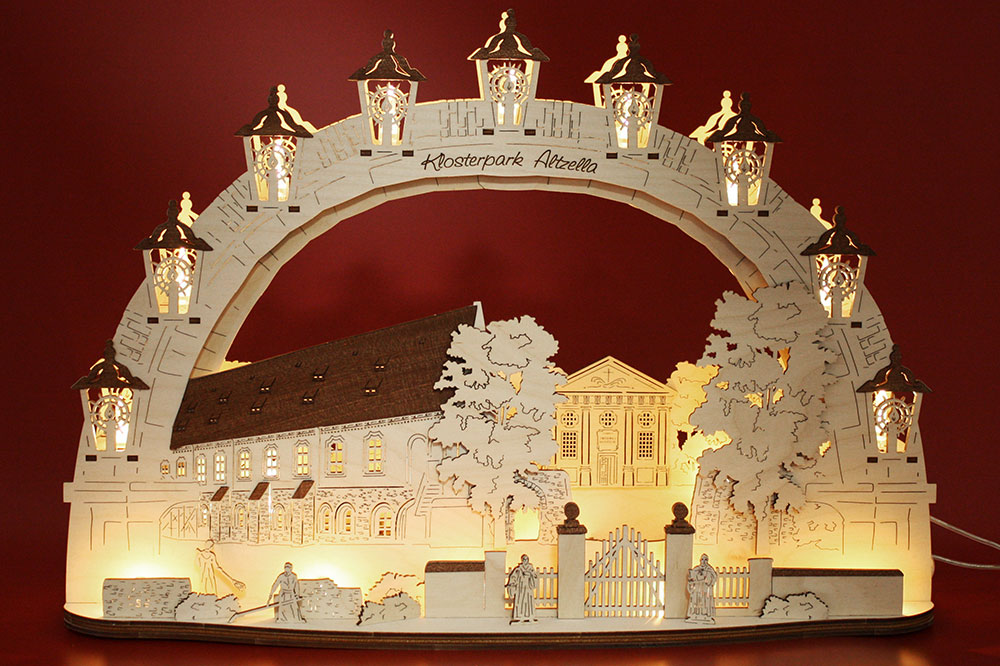 Schwibbogen Nossen Klosterpark Altzella