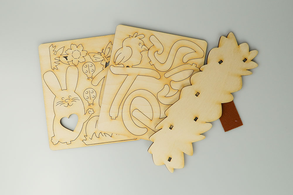 Bastelsatz Schriftzug Ostern