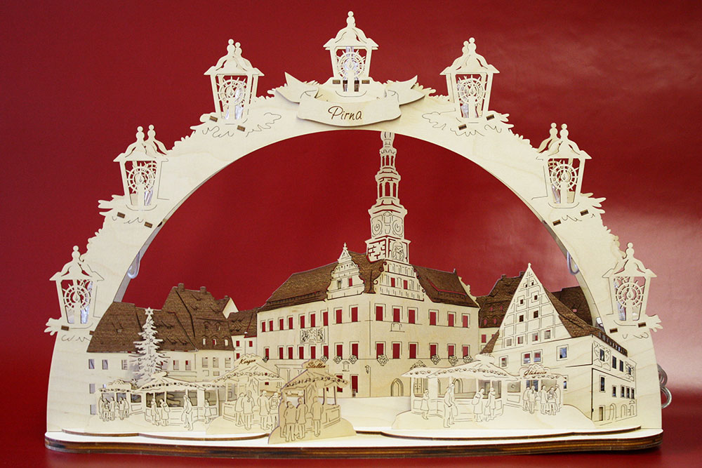 Schwibbogen Pirna Rathaus