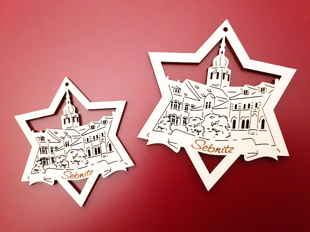 Sebnitz Baumschmuck Marktplatz
