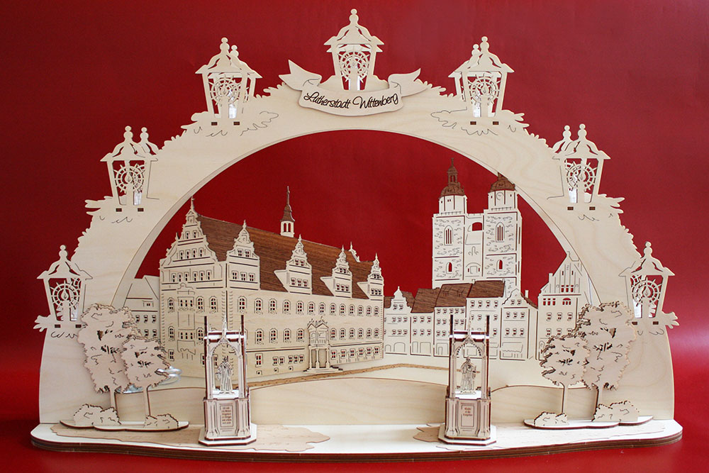 Schwibbogen Lutherstadt Wittenberg Marktplatz