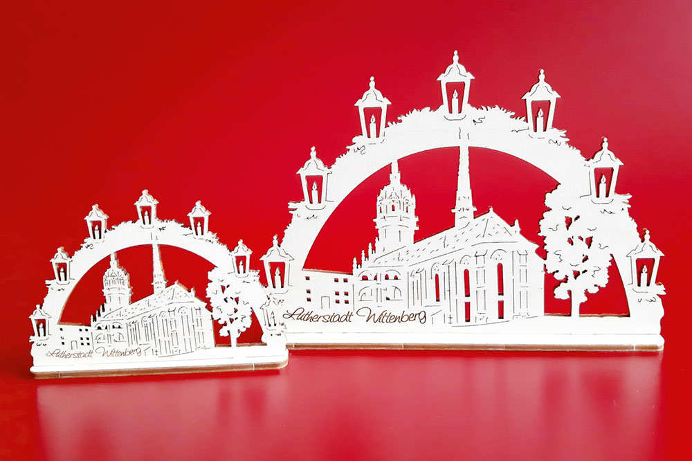 Minischwibbogen Lutherstadt Wittenberg Schlosskirche 