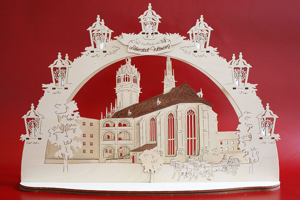 Schwibbogen Lutherstadt Wittenberg Schlosskirche