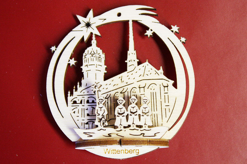 Baumschmuck Sternenschweif Lutherstadt Wittenberg Schlosskirche