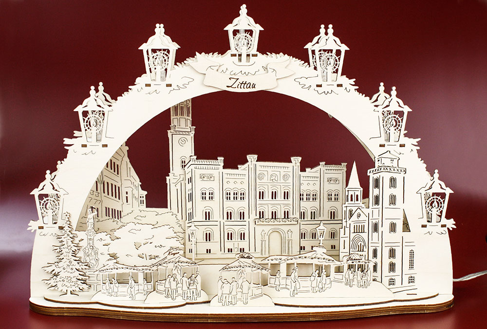 Schwibbogen Zittau Rathaus