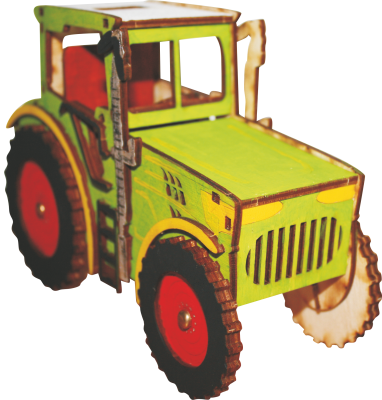 Bastelsatz Traktor
